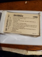 PAMPERED CHEF Corn Butterer White  #2460 Seal...