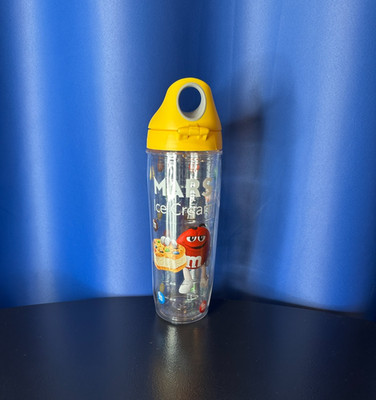 M & M Mars Ice Cream - Tervis 24 oz Water Bottle Pop Top Yellow