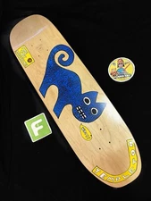 SUPER RARE Ed Templeton Cat Woof New Deal Spoof Toy Machine Skateboard Deck
