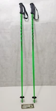 Scott USA  Classic Ski Poles  50" / 125 cm - Neon Green & Black -  Italy -  PAIR