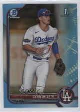 2022 Bowman Draft Chrome Sky Blue Refractor Sean McLain #BDC-50 0s9t