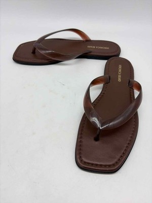 Pre-Owned Veronica Beard Brown Size 7M Flip Flop Sandals