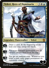 Teferi, Hero of Dominaria [Dominaria Prerelease Promos] Lightly Played Foil
