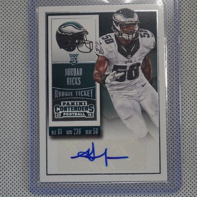 2015 Panini Contenders #286 Jordan Hicks Philadelphia Eagles RC,AU