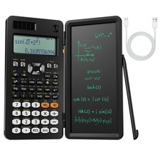 Rechargeable Scientific Calculators 991ES MAX, 417 Functions, Writing Pad, Fo...