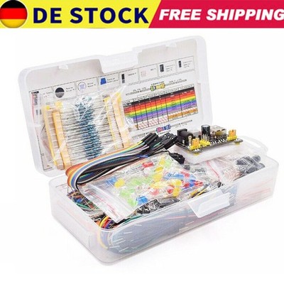 830x Kontakte Steckboard Steckbrett Breadboard+Jumper Wire Kabel Set Für Arduino