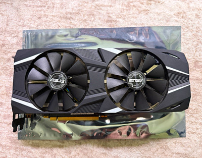 ASUS NVIDIA GeForce RTX 2080 8GB Dual-Fan PCIe x16 GPU DUAL-RTX2080-O8G