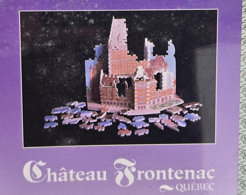 Vintage Sealed New Puzz-3D Chateau Frontenac 219 Piece Puzzle by Wrebbit NOS - Picture 2 of 6