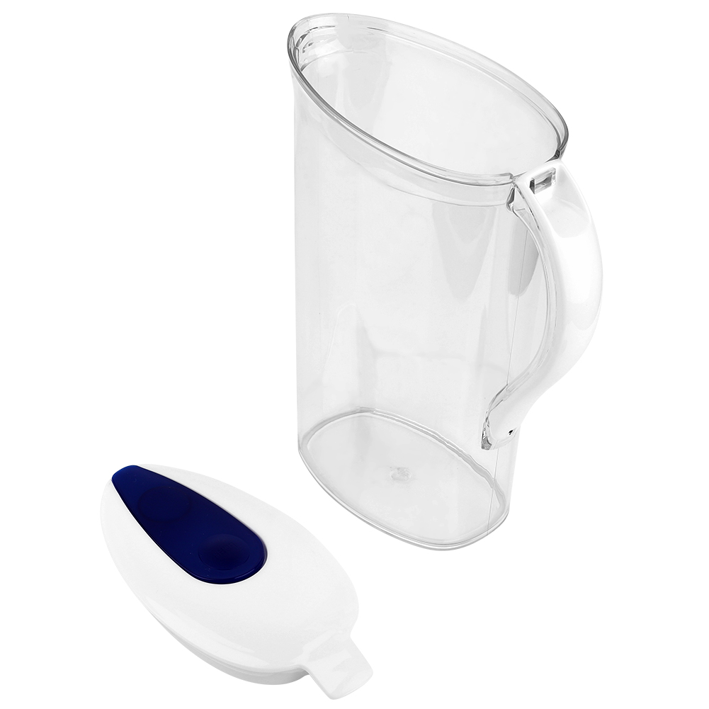 2.1L Large Capacity Plastic Transparent Water Bottle Cold Hot Water Jug With Lid