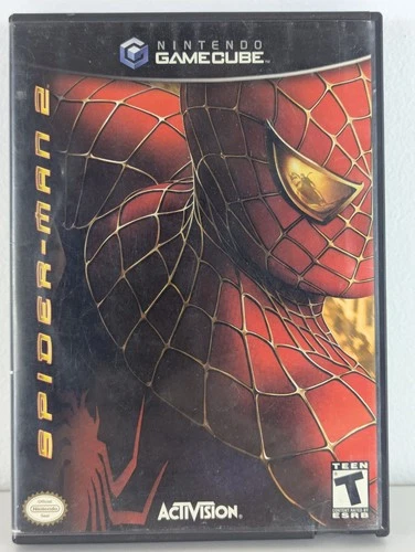 Spider-Man 2 (Nintendo GameCube, 2004) - Disc & Case - Tested