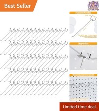 Stainless Steel Pegboard Hooks 6 Inch Pack of 100 Garage Tool Organizer Storage