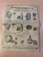 Manko KG 1936 Frankfurt Akcesoria oświetleniowe Samochód + motocykl Broszura 15