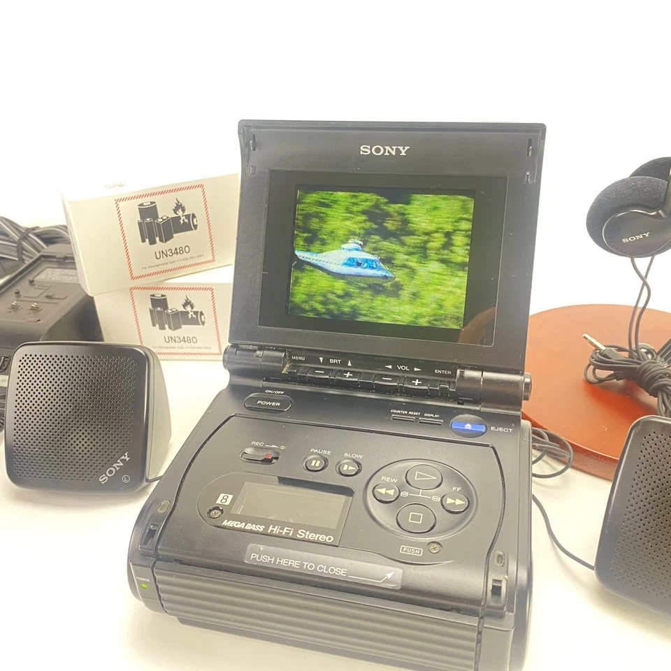 ⭐ Sony 8mm Video Walkman GV-S50 Video8 Cassette Recorder Video Transfer - Image 2 of 4