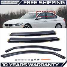 In-Channel For BMW 3 Series F30 320i 330i 340i 2012-2019 Window Visor Rain Guard