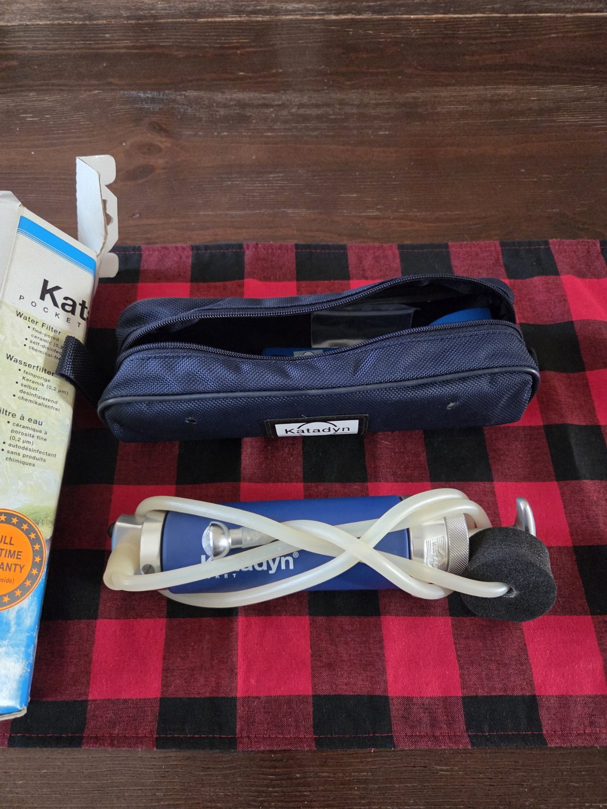 Original Katadyn Pocket Water Filtration Model 2010000 New