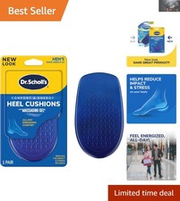 Advanced Massaging Gel Heel Cushions - All-Day Comfort Support for Active Feet