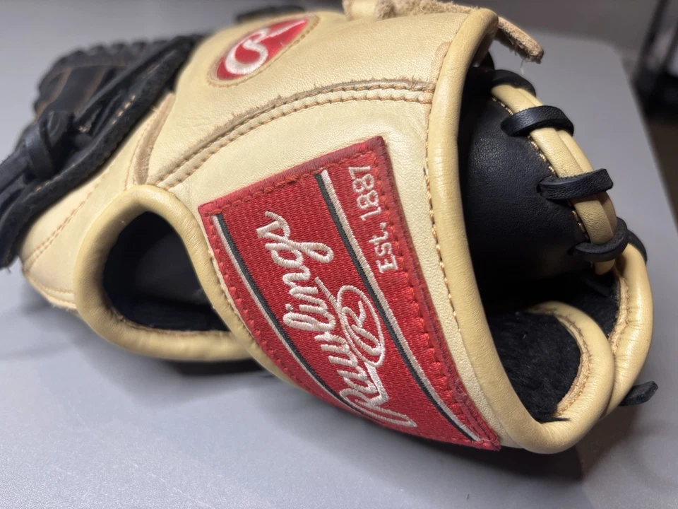 Guante de béisbol profesional Rawlings Gold Glove Elite-12 3/4 pulgadas-GGE1275HCB DERECHO Foto 4 de 4