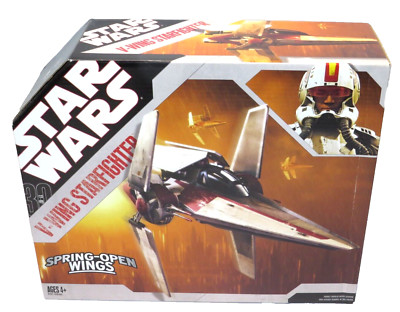 STAR WARS V-WING STARFIGHTER WITH SPRING-OPEN WINGS SEALED - 30TH ANNIVERSARY