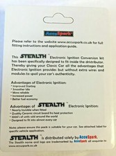 Paquete De Encendido Electrónico Stealth Para MG Midget 1275 (Distribuidor 25D) - AccuSpark
