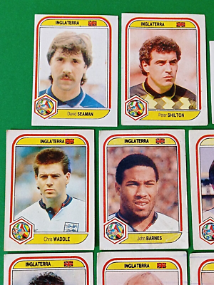 Carte De Collection Navarrete Coupe Du Monde 1990 - Équipe D'Angleterre Full Chrome, Originale Pérou