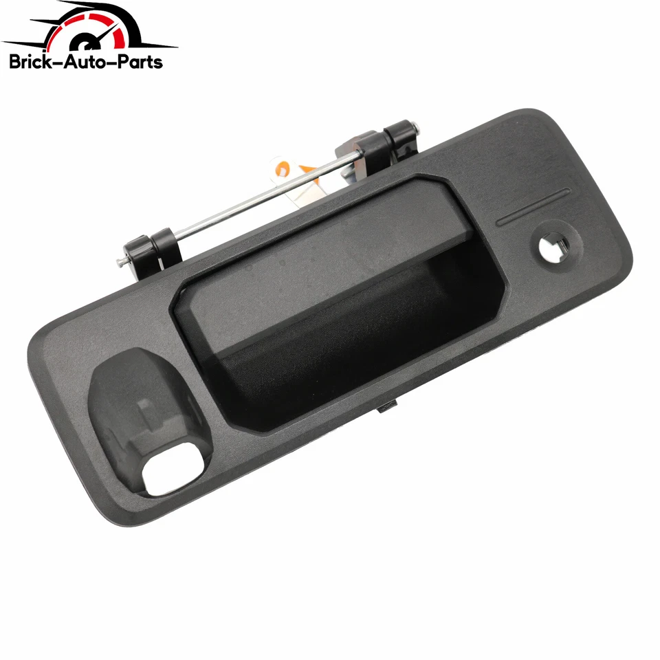 Manija texturizada del portón trasero para Toyota Tundra 2014-2021 2016-2023 Tacoma con orificio para llave Foto 3 de 4