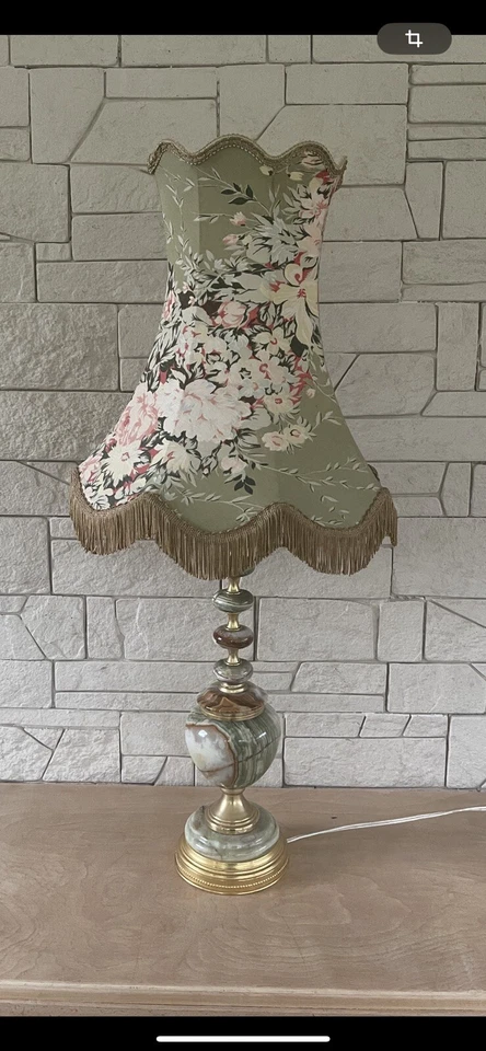 lampe pied onyx Année 60  - Photo 2/4