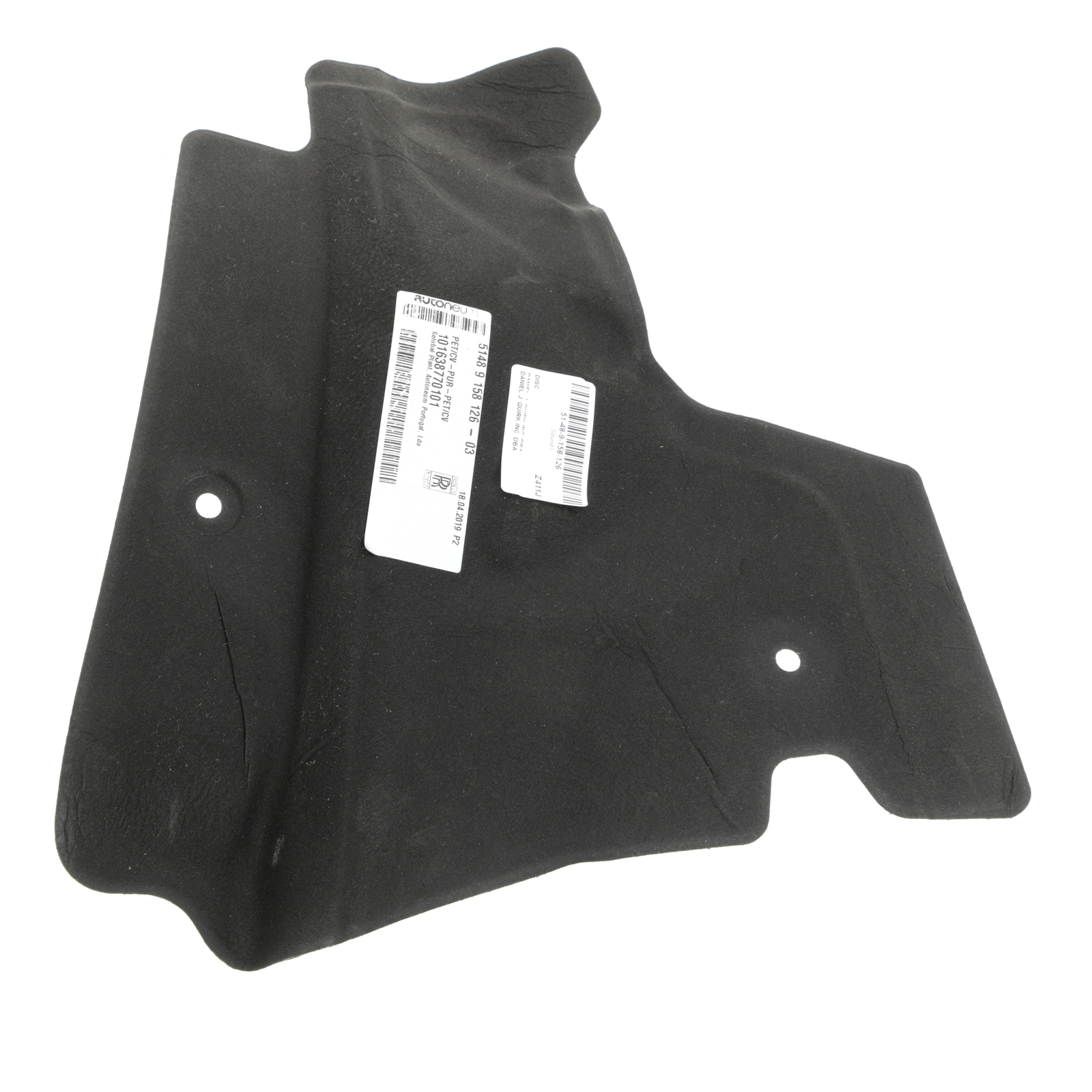 GENUINE ROLLS ROYCE Ghost Front Left Sound Insulation Panel 51-48-9-158-126