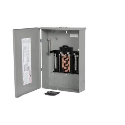 Main Lug Plug-On Neutral Load Outdoor Copper Bus 125 Amp 12-Space 24-Circuit