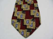 ROBERT TALBOTT STUDIO - VINTAGE - MADE IN USA - 100 SILK NECK TIE 