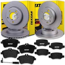 TEXTAR BREMSSCHEIBEN + BELÄGE VORNE + HINTEN für MERCEDES A/B-KLASSE W169 W245