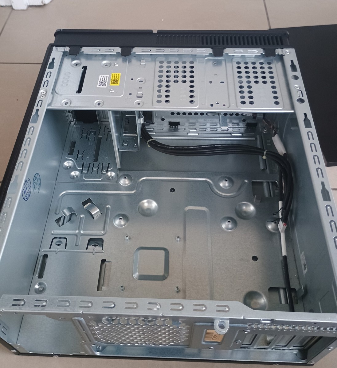 Black Dell Vostro 220 MicroATX Mid Tower Desktop PC Case With