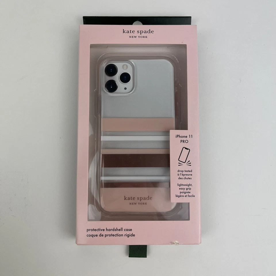 NEW Kate Spade New York Clear Park Stripe Case For Apple iPhone 11 PRO - Image 3 of 4