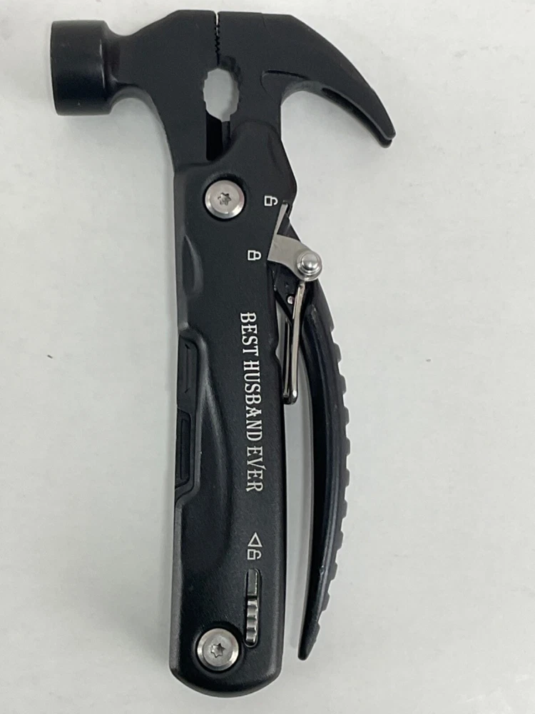 Multi-Tool Mini Hammer Outdoor Camping Gear Survival Tool Gift for Men A1