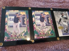 1995 Signature Rookies Derek Jeter Future Dynasty Rookie On Card Auto #127/1050