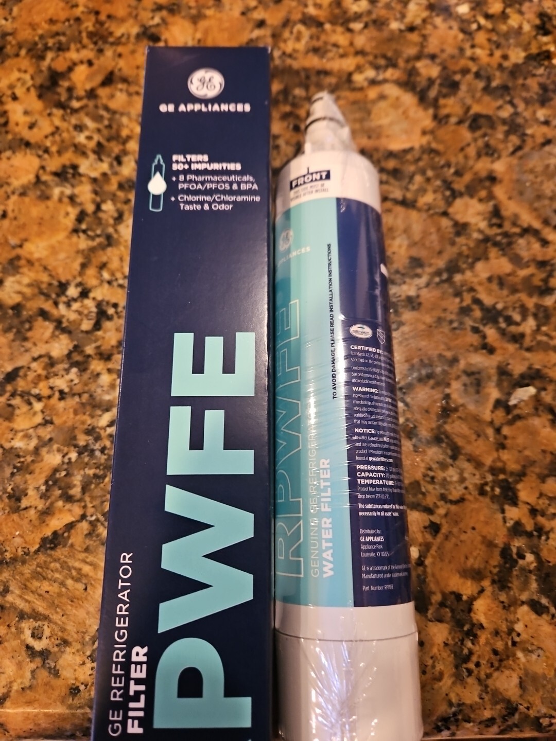 Genuine GE RPWFE Refrigerator Water Filter Smartwater Plus RPWFE (1 ...