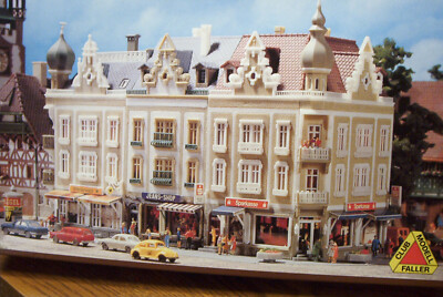FALLER N Scale Downtown Row Building Kit # N 2274