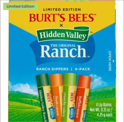 Burt's Bees x Hidden Valley Ranch Dippers (Sealed) NEW Limited Edition  - Picture 1 of 1