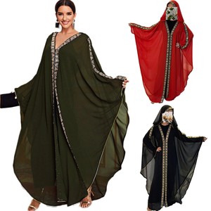 hooded kaftan
