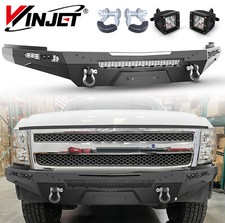 Front Bumper For 2007-2013 Chevy Silverado 1500 Wled Lightsd-rings Shackles Front Bumper For 2007-2013 Chevy Silverado 1500 Wled Lightsd-rings Shackles