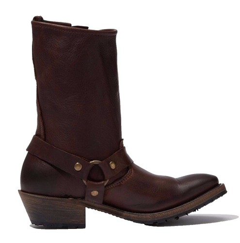 Vintage Shoe Company Short Bootie Leather Biker Riding Work Boots 