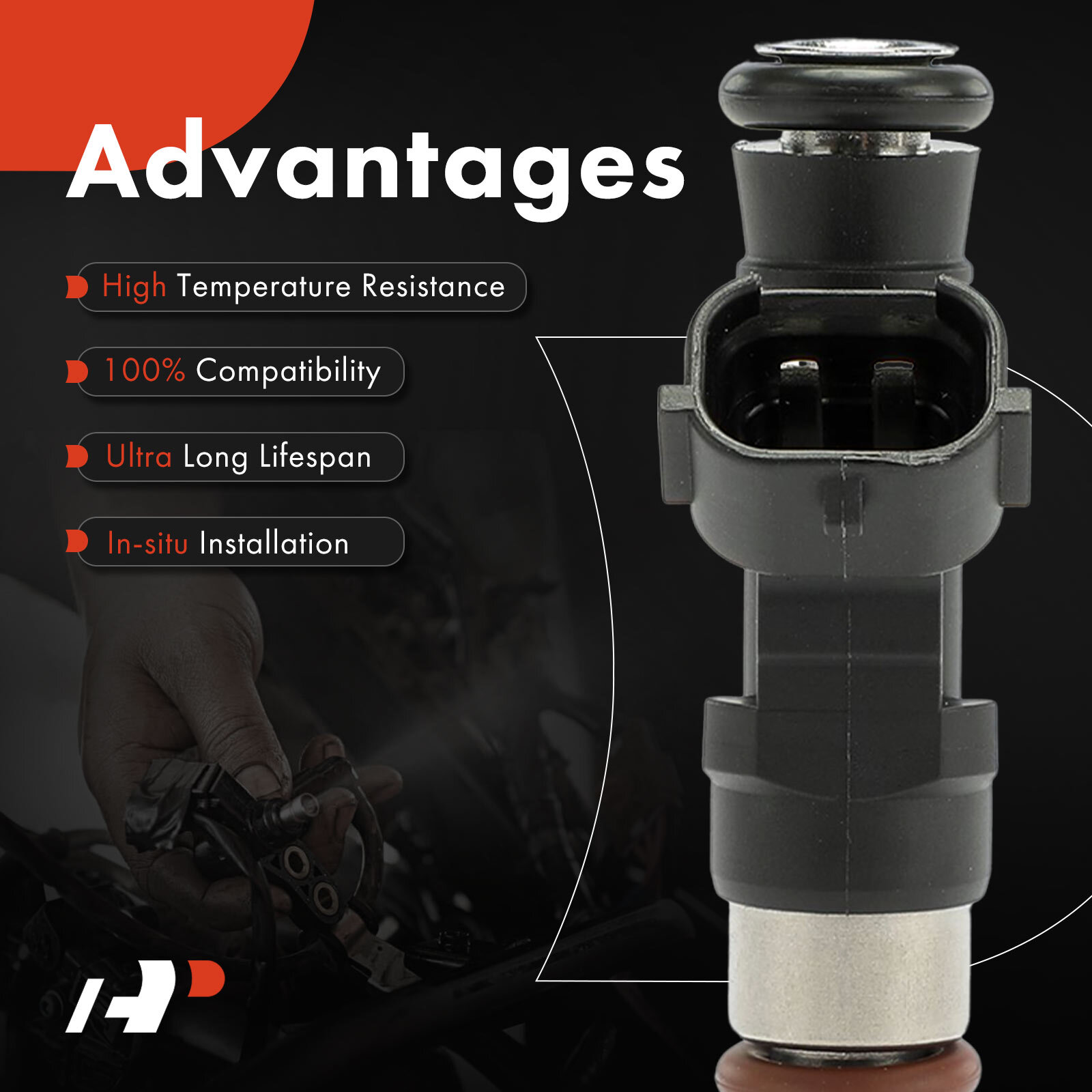 6pcs Fuel Injector for Audi A3 Quattro 2006-2009 TT Quattro 2008-2009 ...