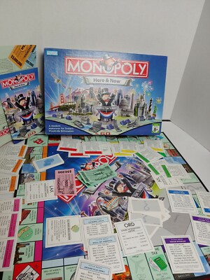 MONOPOLY HERE AND NOW EDITION AMERICA HAS VOTED Board Game Used