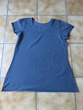 Rundholz black Label,Shirt/Zwischenteil,Gr.XL,Granitgrau,Lagenlook