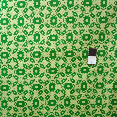 Mark Cesarik PWMC020 Cosmic Burst Solar Panels Green Fabric By The Yard 