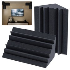 24pcs Corner Acoustic Sponge Wedges Bass Trap Sound Insulation Foam Panel Studio