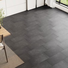 4mm Interlocking Floor Planks Living Room Tiles Kitchen Home Vinyl Flooring 