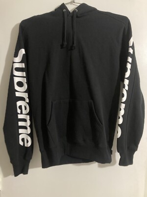 Supreme Sideline Logo Hooded Sweatshirt Hoodie Small (S