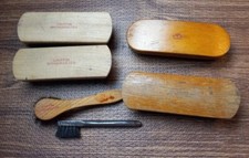 Vintage Shoe Shine Brush Lot : Empire, Oxco, 3 Griffin