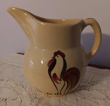 Watt Pottery Rooster  # 15 Pitcher
