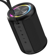 Small Portable Bluetooth Speaker with RGB Light, Clear Stereo Sound, Wireless